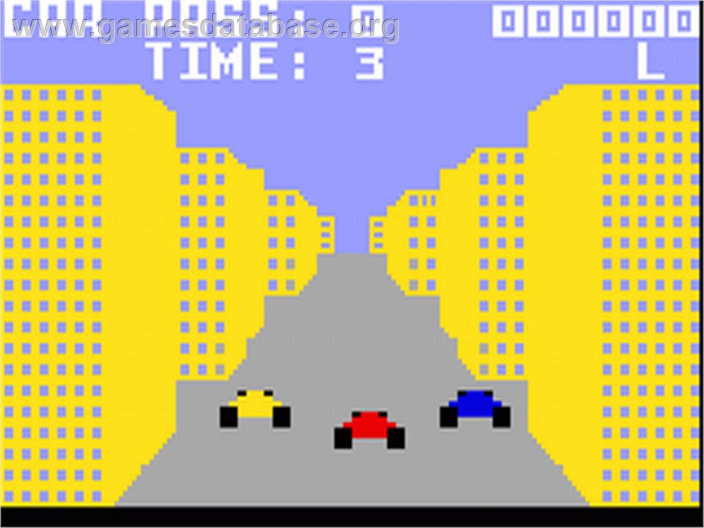 Turbo - Mattel Intellivision - Artwork - In Game