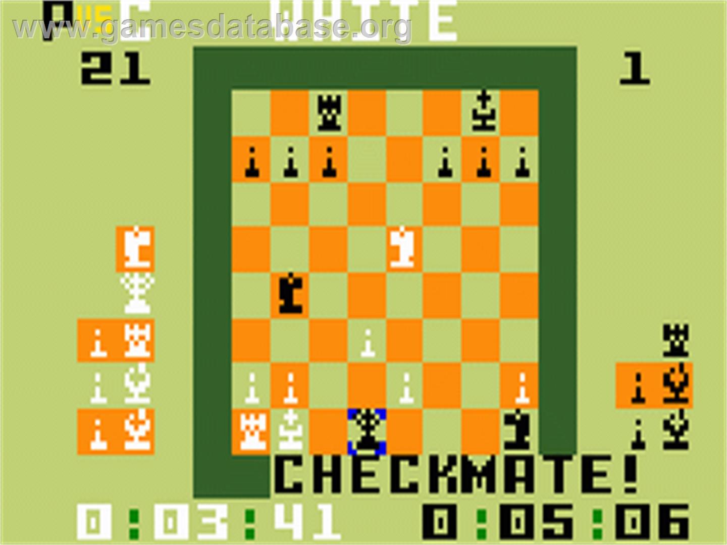 USCF Chess - Mattel Intellivision - Artwork - In Game