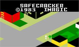 Title screen of Safecracker on the Mattel Intellivision.