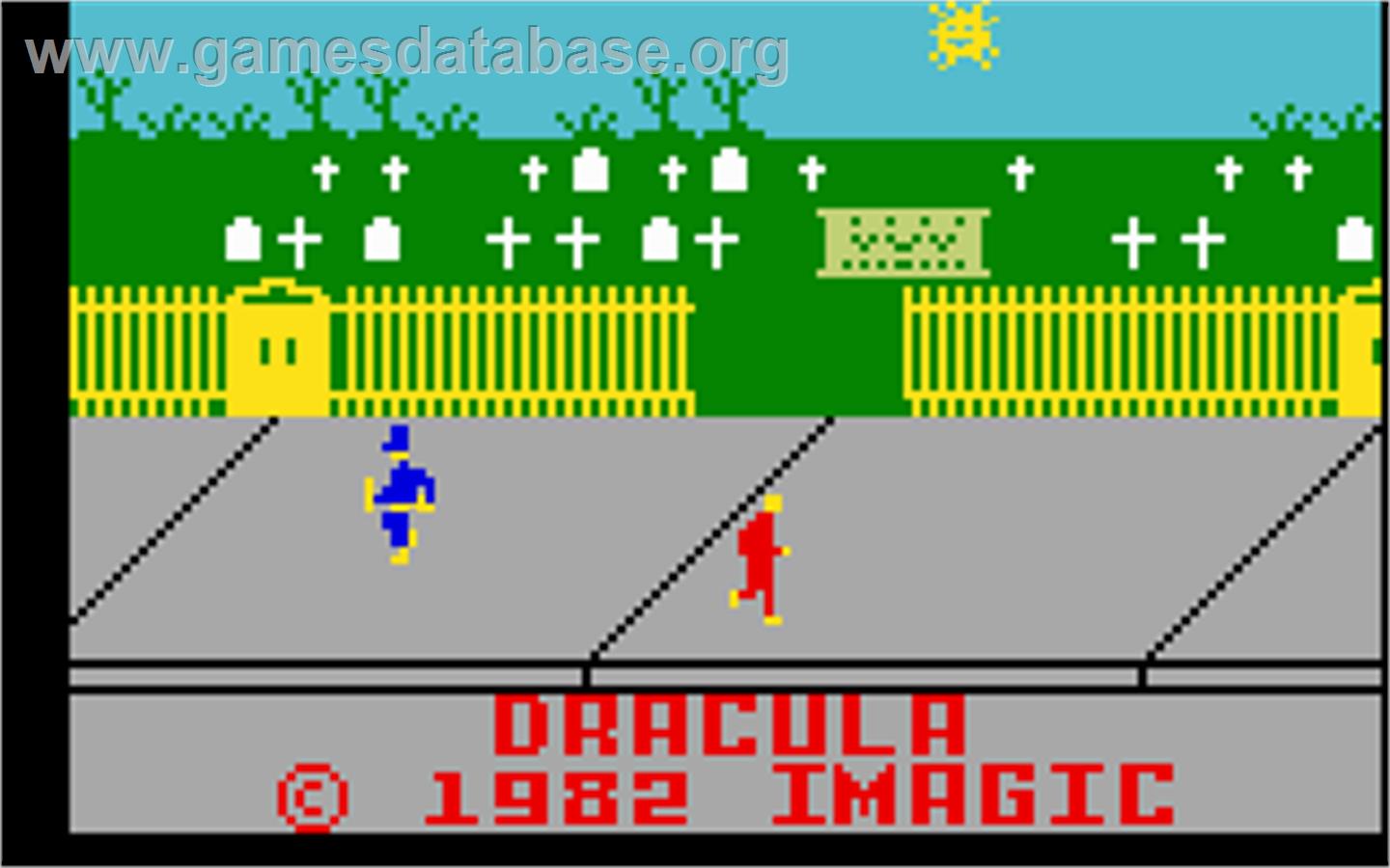 Dracula - Mattel Intellivision - Artwork - Title Screen
