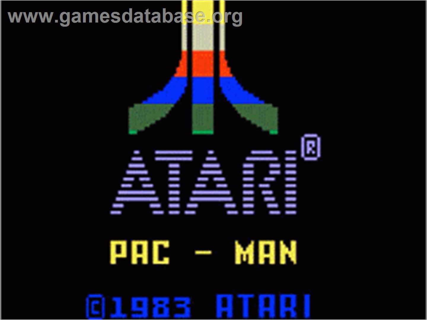 Pac-Man - Mattel Intellivision - Artwork - Title Screen