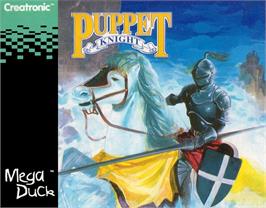 Box cover for Puppet Knight on the Mega Duck.