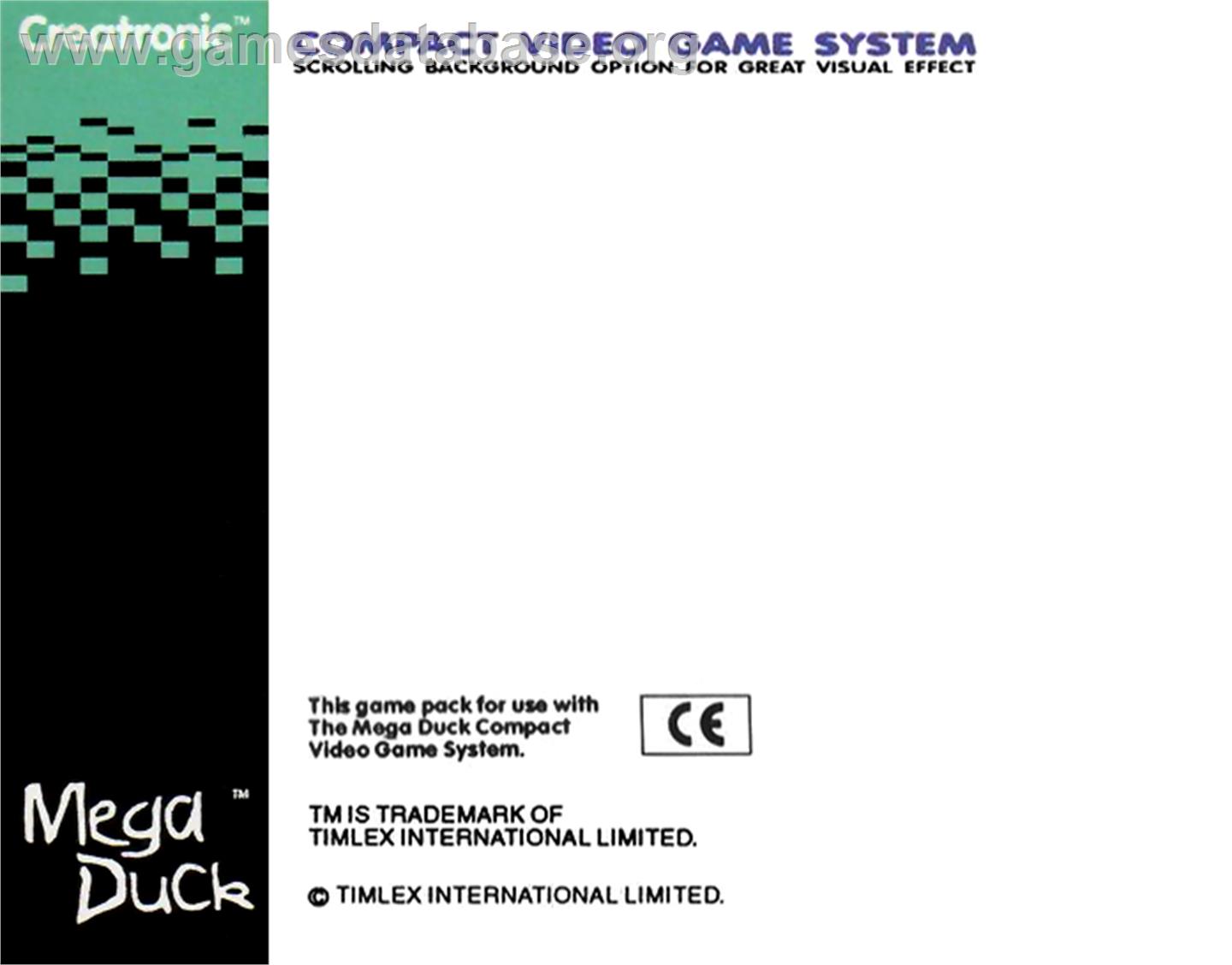 Arctic Zone - Mega Duck - Artwork - Box Back