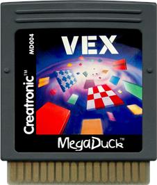 Cartridge artwork for Vex on the Mega Duck.