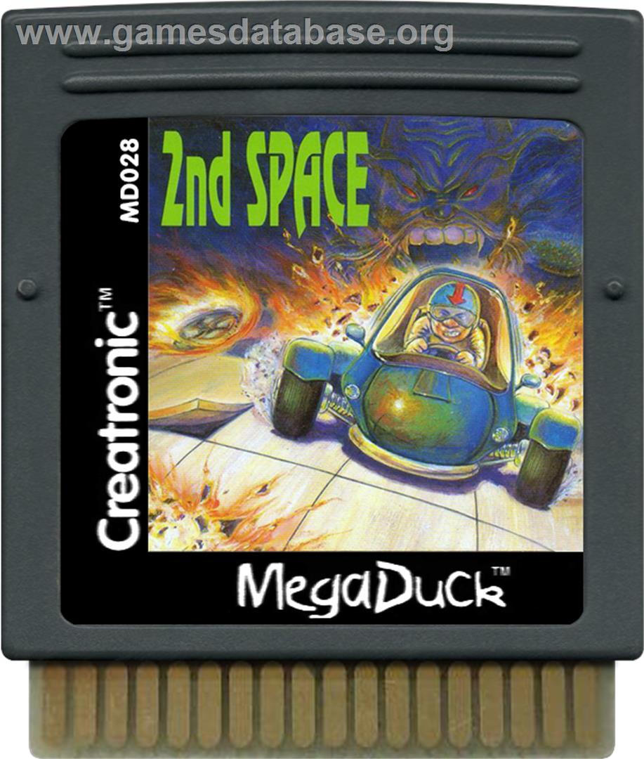 2nd Space - Mega Duck - Artwork - Cartridge