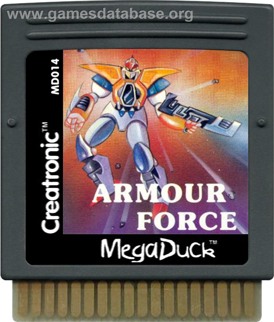 Armour Force - Mega Duck - Artwork - Cartridge