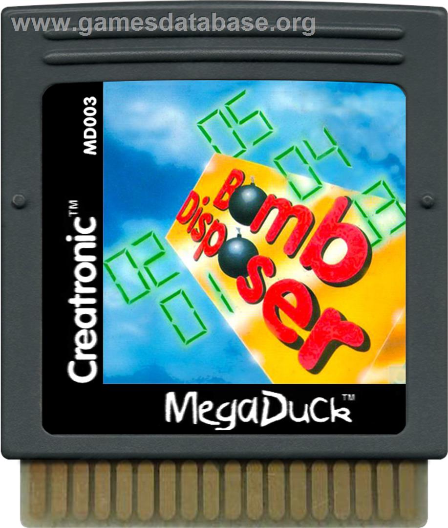 Bomb Disposer - Mega Duck - Artwork - Cartridge