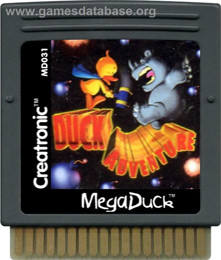 Duck Adventures - Mega Duck - Artwork - Cartridge