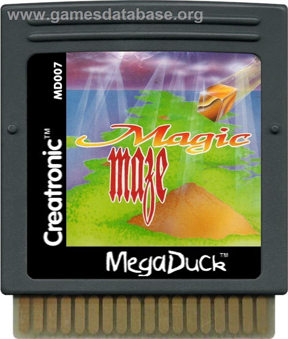 Magic Maze - Mega Duck - Artwork - Cartridge