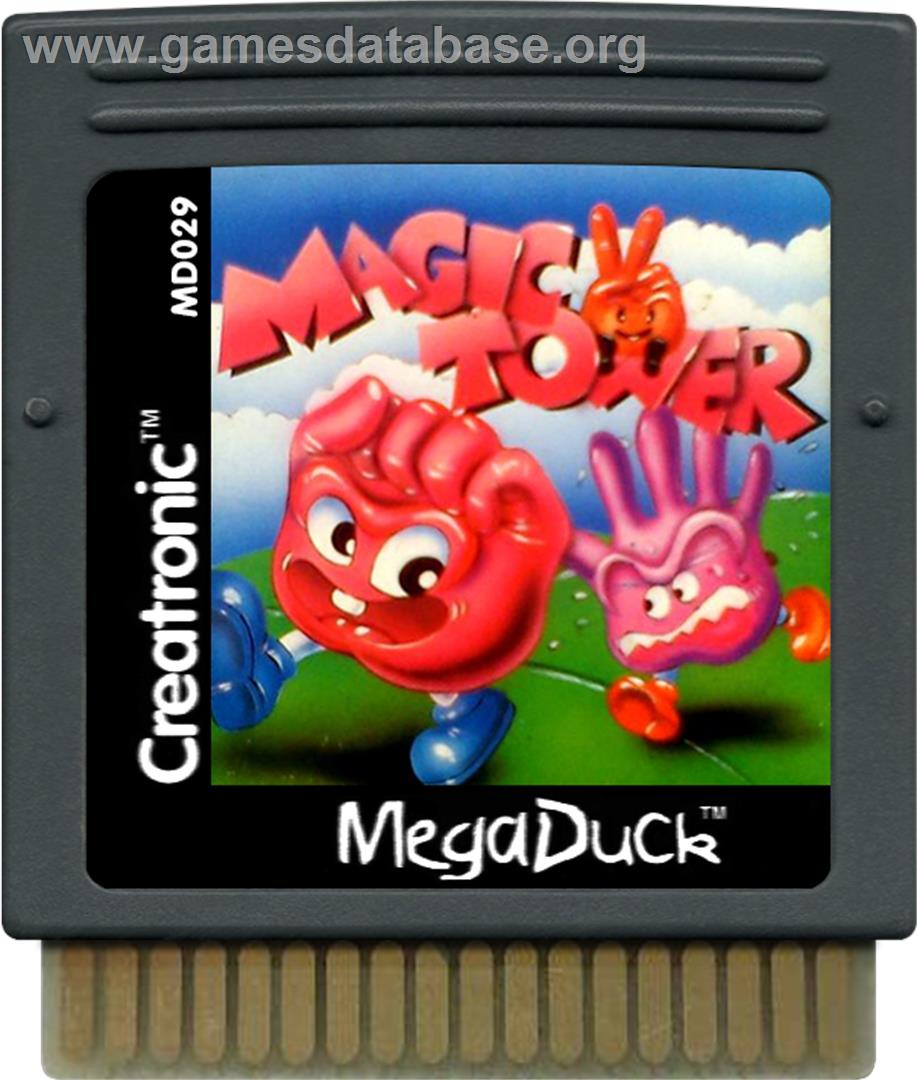 Magical Tower - Mega Duck - Artwork - Cartridge