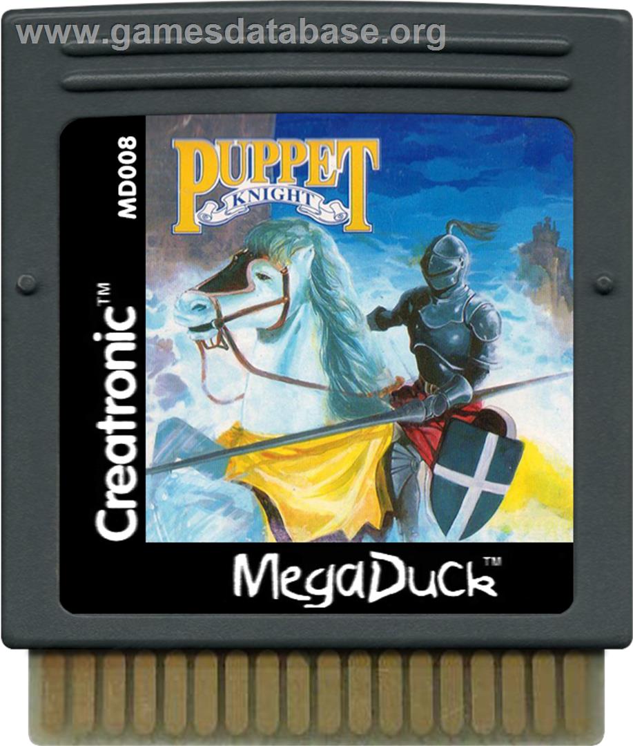 Puppet Knight - Mega Duck - Artwork - Cartridge