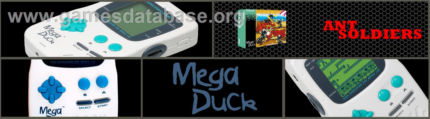Ant Soldiers - Mega Duck - Artwork - Marquee