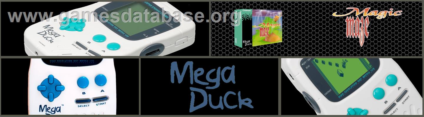 Magic Maze - Mega Duck - Artwork - Marquee