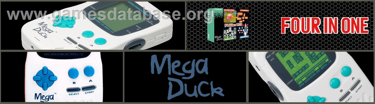 Mega Duck 4 In 1 Game - Mega Duck - Artwork - Marquee
