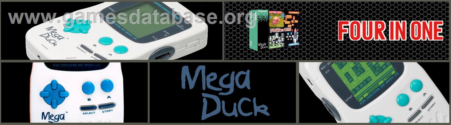 Mega Duck 4 in 1 Game - Mega Duck - Artwork - Marquee