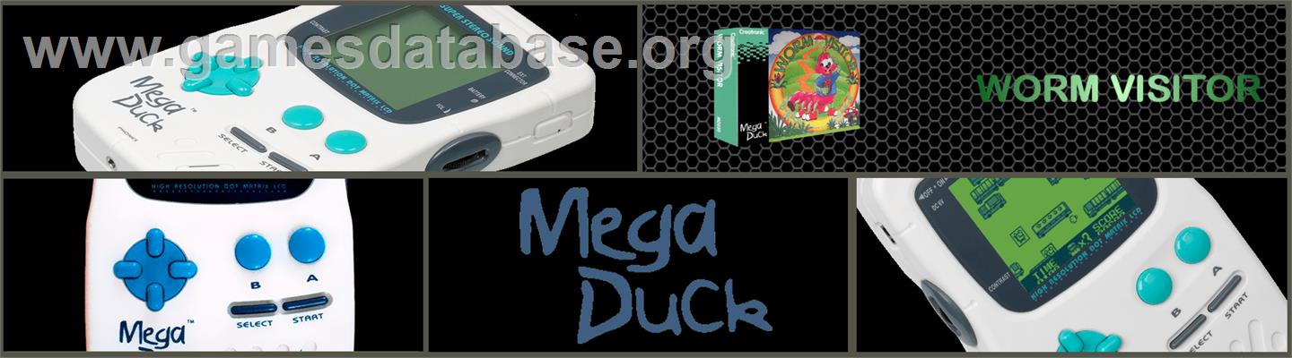 Worm Visitor - Mega Duck - Artwork - Marquee