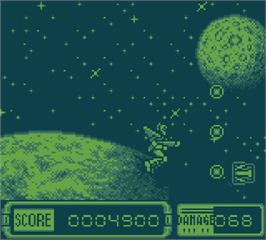 In game image of Armour Force on the Mega Duck.