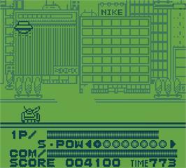 In game image of Beast Fighter on the Mega Duck.