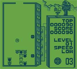 In game image of Bomb Disposer on the Mega Duck.