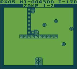 In game image of Snake Roy on the Mega Duck.