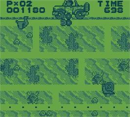In game image of Suleiman's Treasure on the Mega Duck.