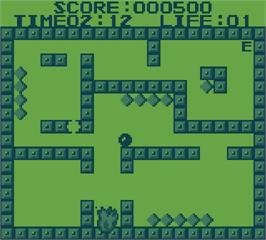 In game image of Zipball on the Mega Duck.