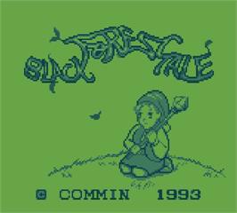 Title screen of Black Forest Tale on the Mega Duck.