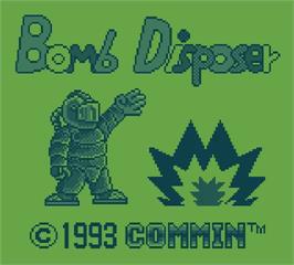 Title screen of Bomb Disposer on the Mega Duck.