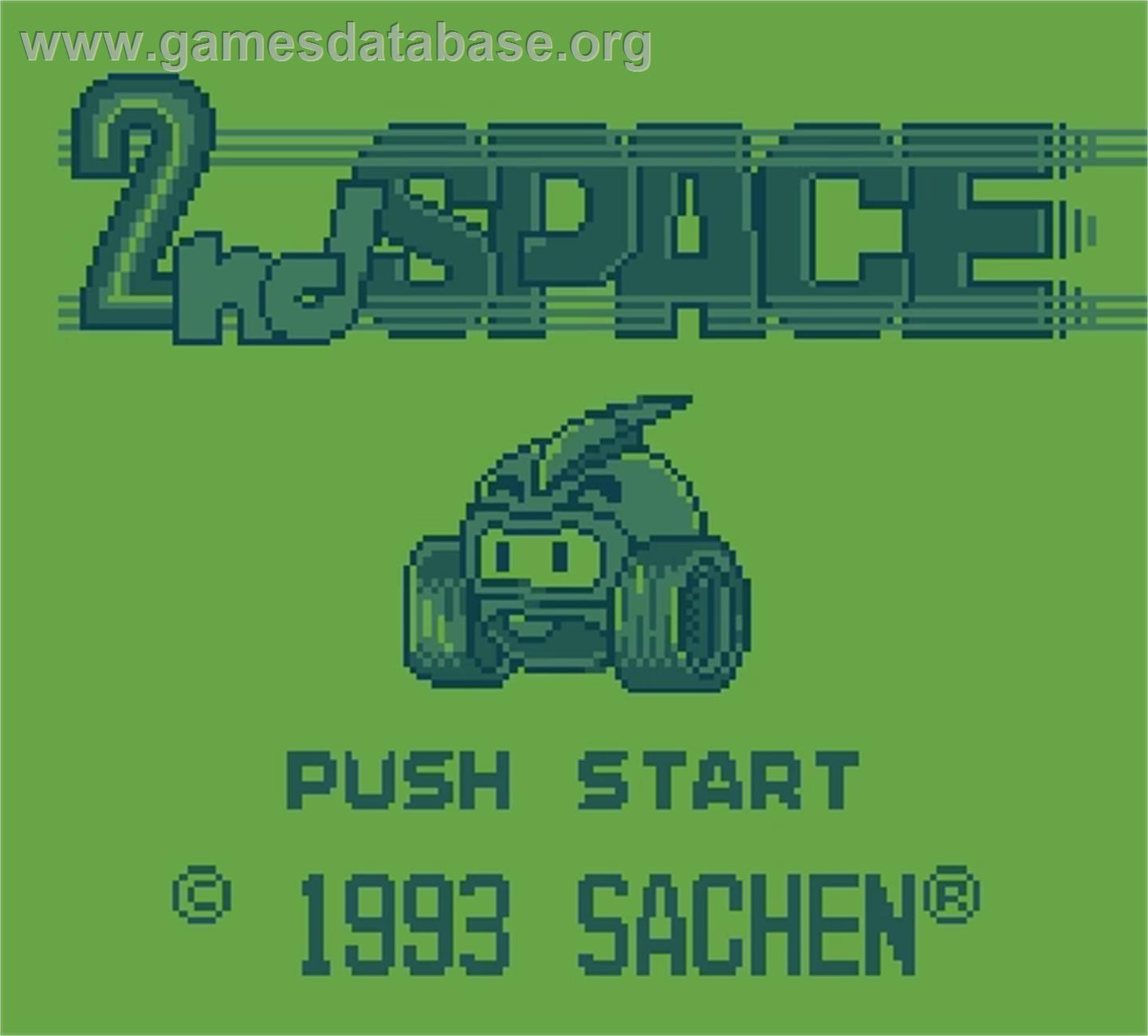 2nd Space - Mega Duck - Artwork - Title Screen