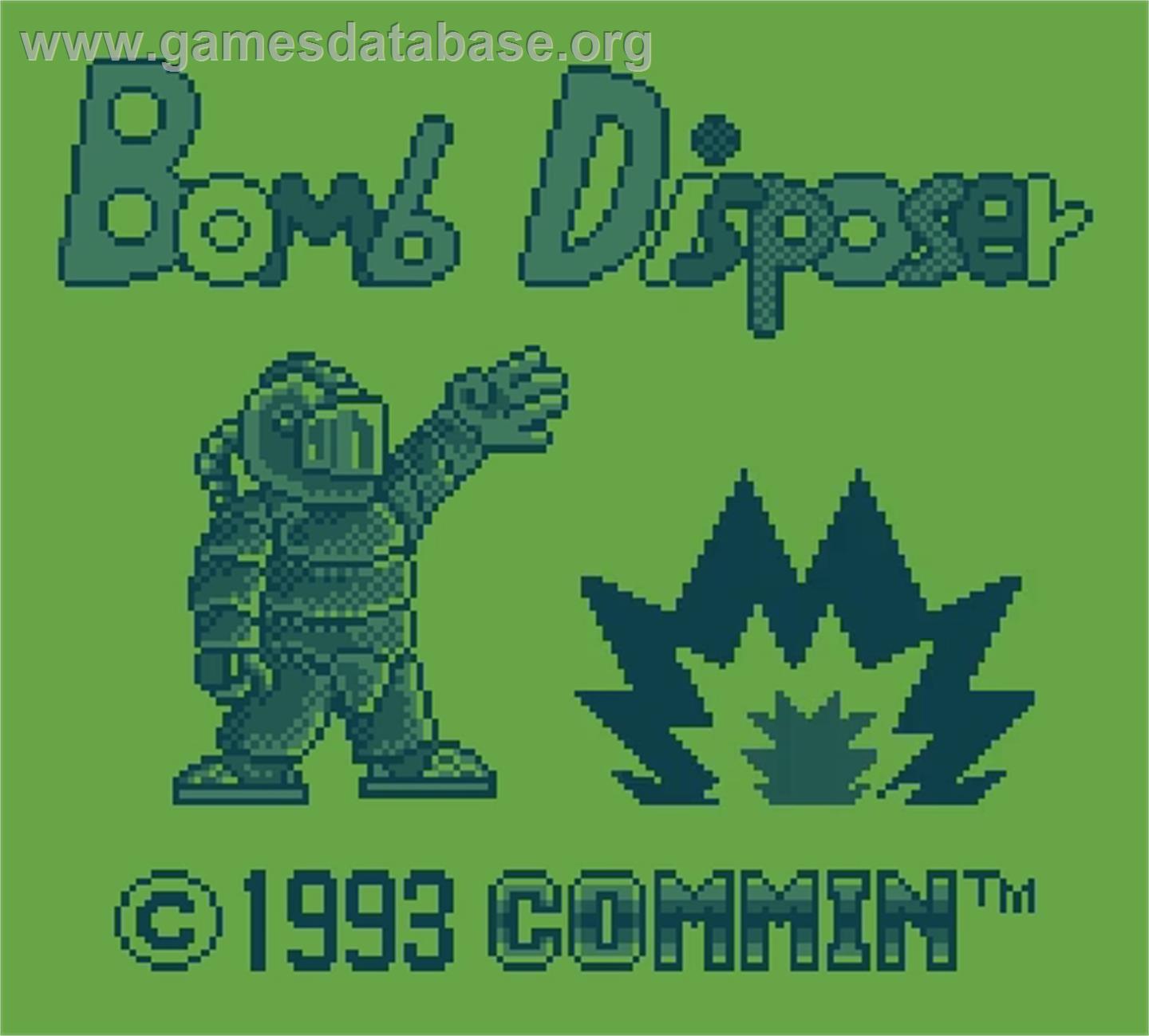Bomb Disposer - Mega Duck - Artwork - Title Screen