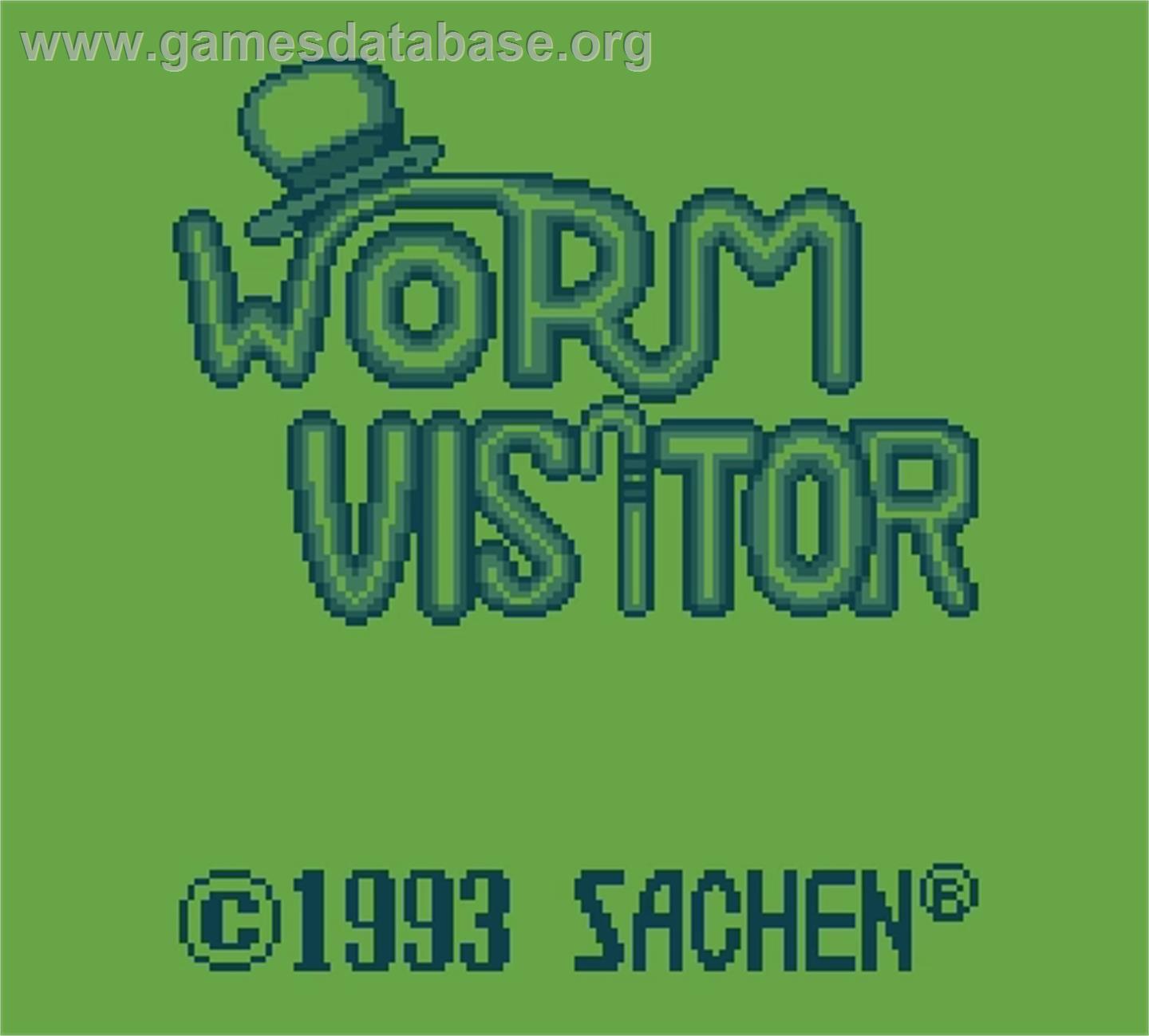 Worm Visitor - Mega Duck - Artwork - Title Screen