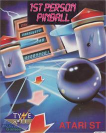 Box cover for 1st Person Pinball on the Microsoft DOS.