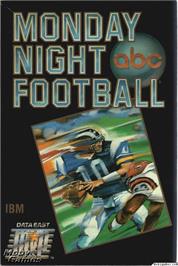Box cover for ABC Monday Night Football on the Microsoft DOS.