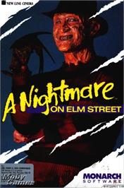 Box cover for A Nightmare on Elm Street on the Microsoft DOS.