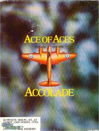 Box cover for Ace of Aces on the Microsoft DOS.