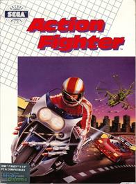 Box cover for Action Fighter on the Microsoft DOS.