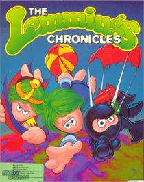 Box cover for All New World of Lemmings on the Microsoft DOS.