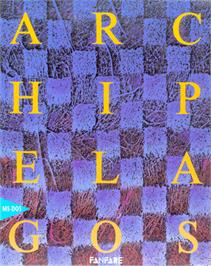 Box cover for Archipelagos on the Microsoft DOS.