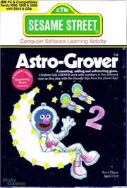 Box cover for Astro-Grover on the Microsoft DOS.