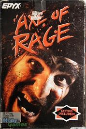 Box cover for Axe Of Rage on the Microsoft DOS.