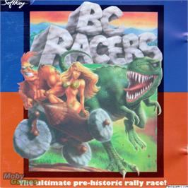 Box cover for BC Racers on the Microsoft DOS.