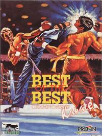 Box cover for Best of the Best Championship Karate on the Microsoft DOS.