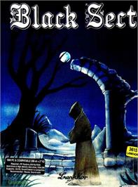Box cover for Black Sect on the Microsoft DOS.