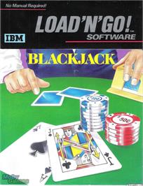 Box cover for Blackjack on the Microsoft DOS.