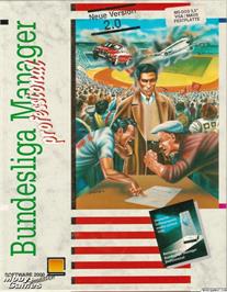Box cover for Bundesliga Manager Professional on the Microsoft DOS.