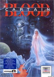 Box cover for Captain Blood on the Microsoft DOS.