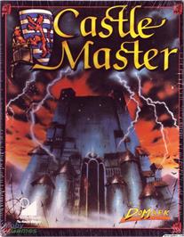 Box cover for Castle Master on the Microsoft DOS.