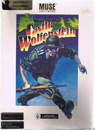Box cover for Castle Wolfenstein on the Microsoft DOS.
