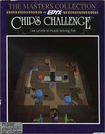 Box cover for Chip's Challenge on the Microsoft DOS.