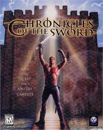 Box cover for Chronicles of the Sword on the Microsoft DOS.